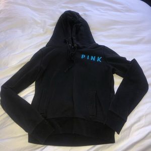 Victoria Secret Pink, Black Hoodie size medium